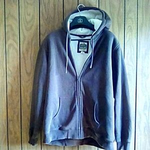 HOODIE Eddie Bauer Sports Shop lined full zip hoodie